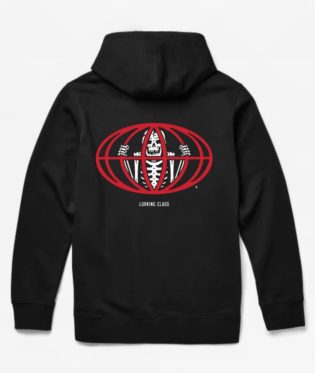 Lurking Class by Sketchy Tank Trapped Black Zip Hoodie - Lurking Class by Sketchy Tank