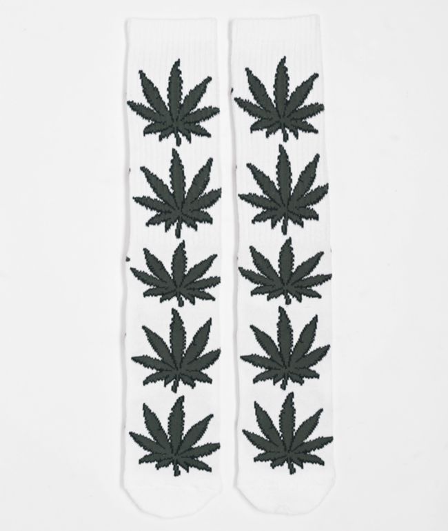 HUF Plantlife Shadow White Crew Socks - HUF