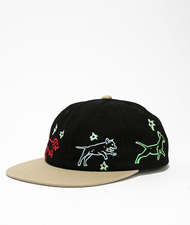 HUF Fetch Black Snapback Hat - HUF