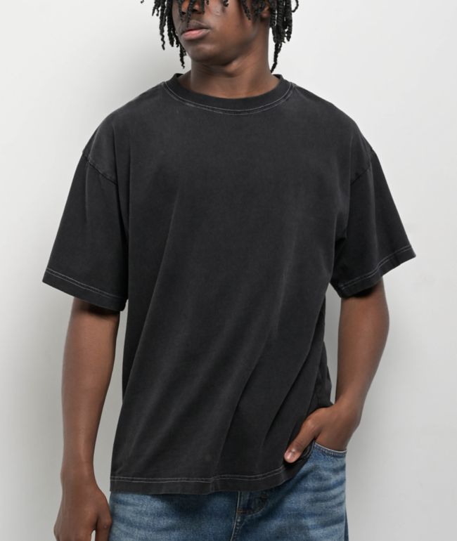 ITA Portal Contrast Black Wash T-Shirt - ITA