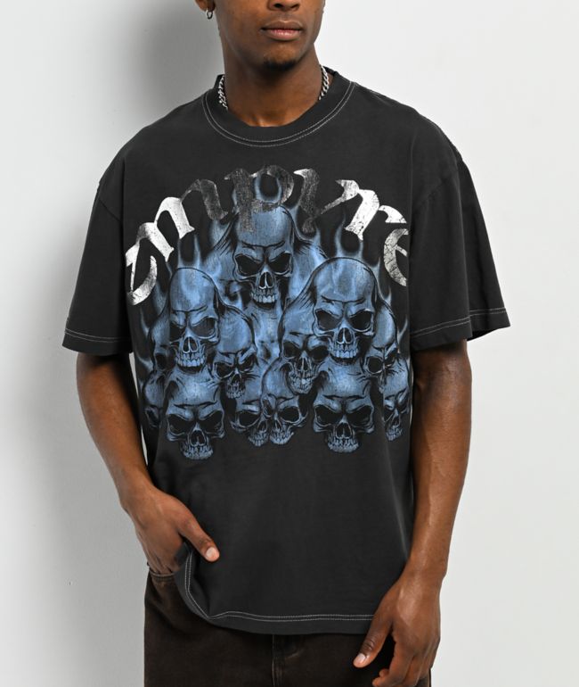 Empyre Blue Sky Black Wash T-Shirt - Empyre