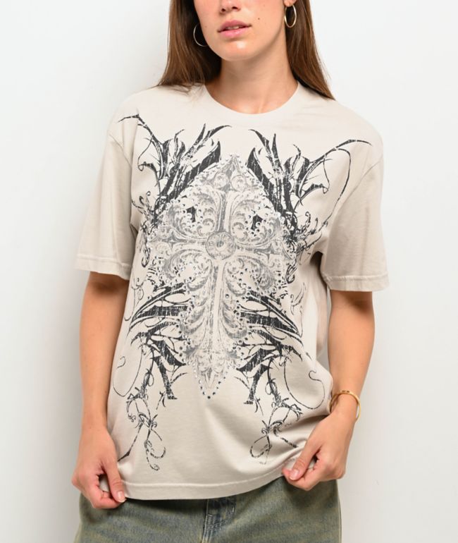 Insomnia Visuals Centerpiece Grey T-Shirt - Insomnia Visuals