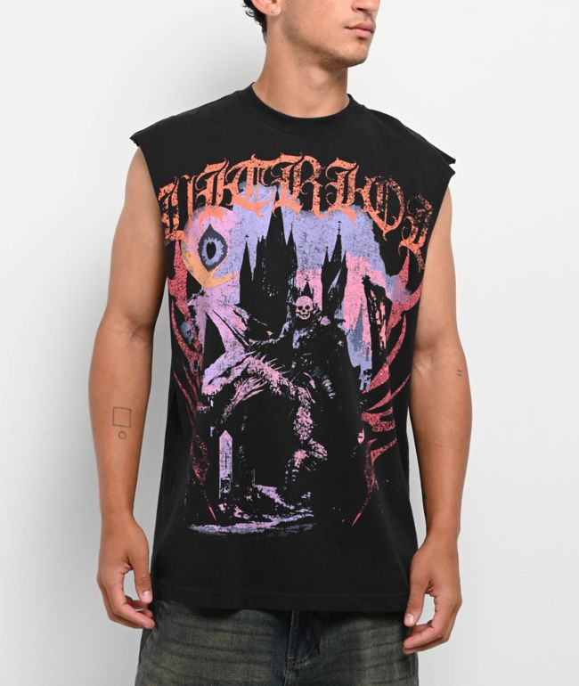 Ed Hardy Tiger Black Cutoff Tank Top | Zumiez
