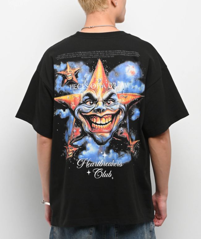 Heartbreakers Club Dreams Heavyweight Black T-Shirt - Heartbreakers Club