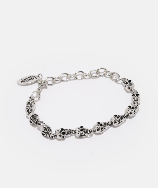 Broken Promises Caracombs Silver Bracelet - Broken Promises