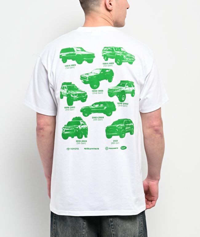 HUF x Toyota TRD Generations White T-Shirt - HUF