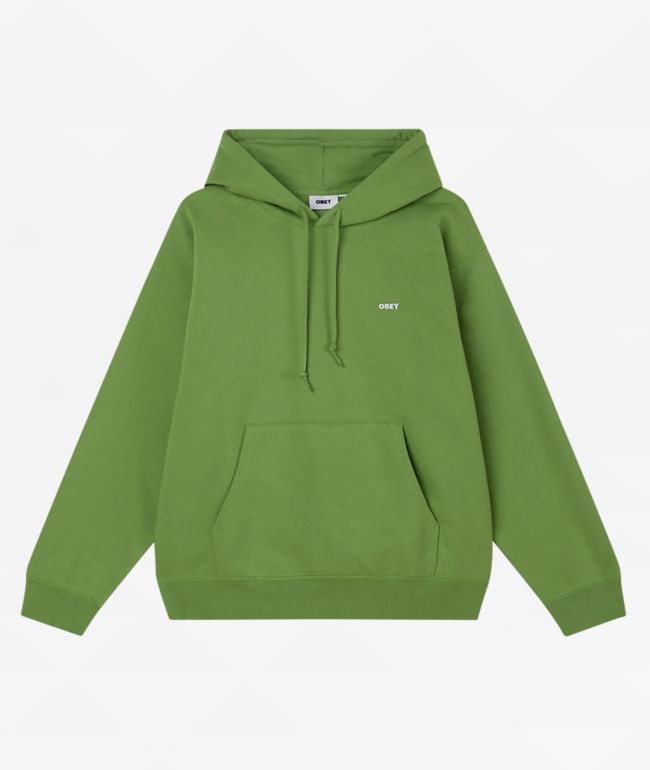 Obey Est. Works Bold Piquant Green Hoodie - Obey