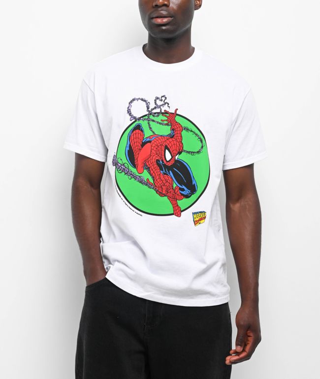 HUF x Spider-Man Three Hundred White T-Shirt - HUF