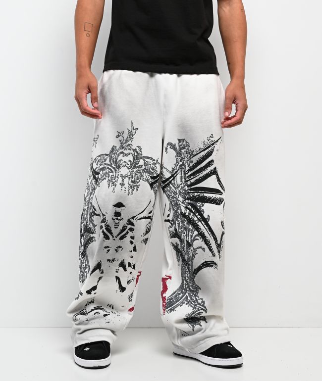 Vitriol Void Ashes White Sweatpants - Vitriol