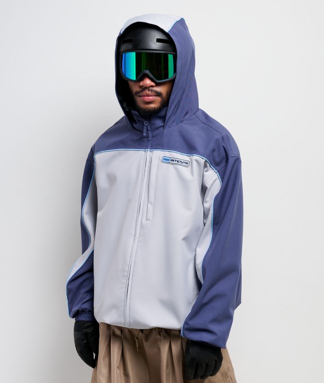 Empyre Langley Blue & Grey 10K Snowboard Jacket - Empyre