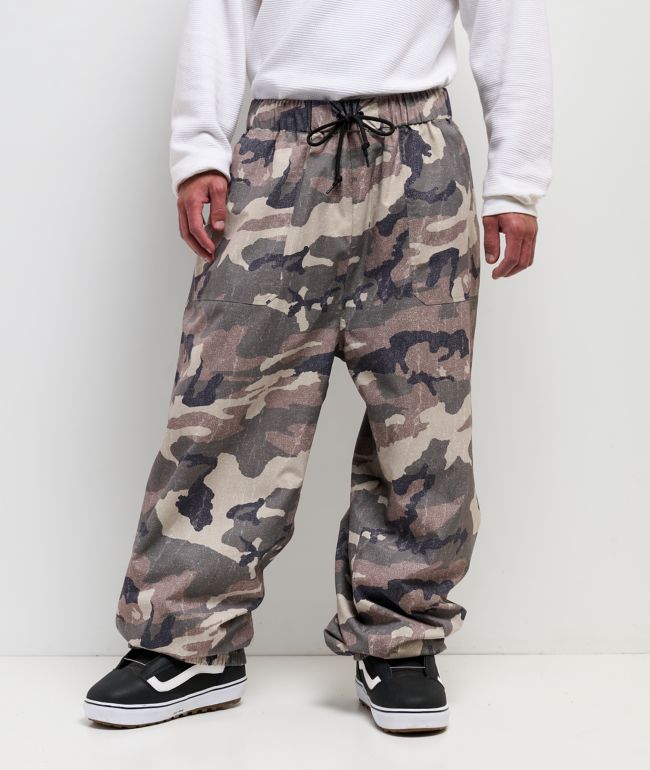 Empyre Hyak Camo Loose Fit 10K Snowboard Pants - Empyre