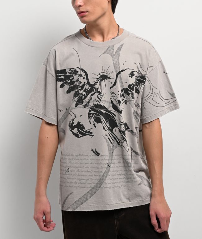 WWE Stone Cold Wrap Black T-Shirt | Zumiez