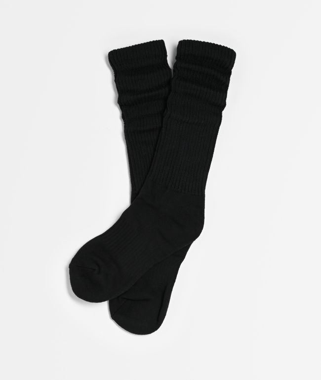 Freeworld Fame Black Slouch Socks - Freeworld