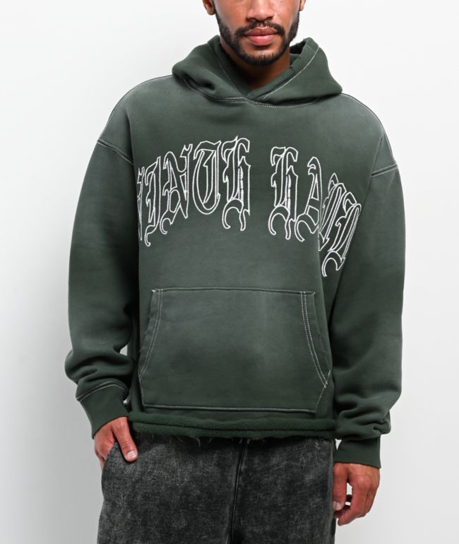 Ninth Hall Fundamentals Brown Boxy Zip Hoodie | Zumiez