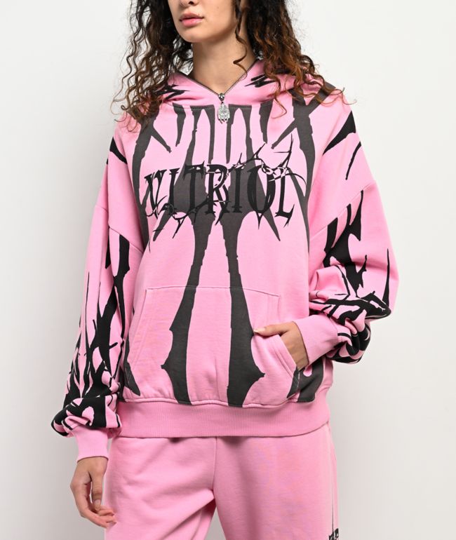 Vitriol Lenexa Pink Zip Hoodie - Vitriol