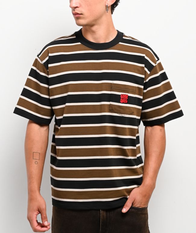 Empyre Tiger Pocket Green Stripe T-Shirt - Empyre