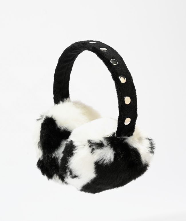 A.LAB Cow Print Earmuffs - A.LAB