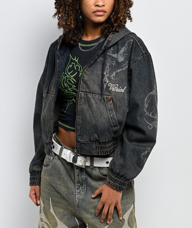 Vitriol Camden Hooded Denim Jacket - Vitriol