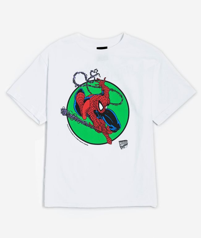 HUF x Spider-Man Kids Three Hundred White T-Shirt - HUF