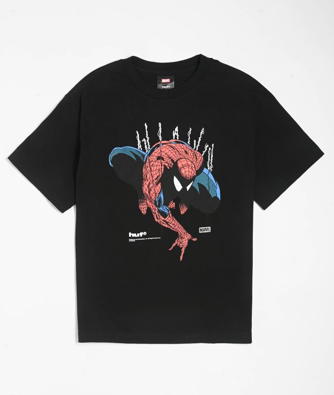 HUF x Spider-Man Kids Perceptions Black T-Shirt - HUF