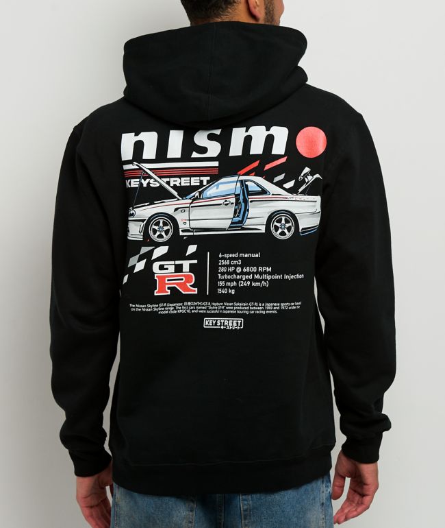 Key Street x Nismo GTR Black Hoodie - Key Street