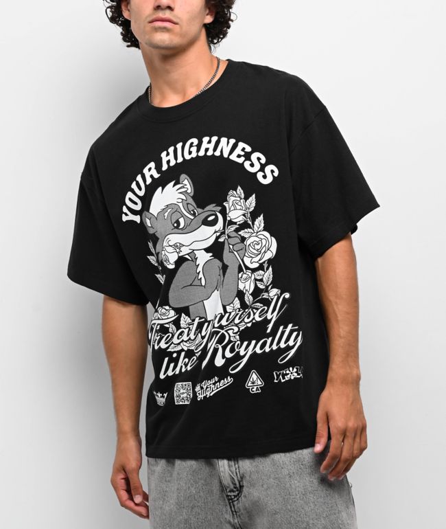 Your Highness Skunk Royalty Black T-Shirt - Your Highness