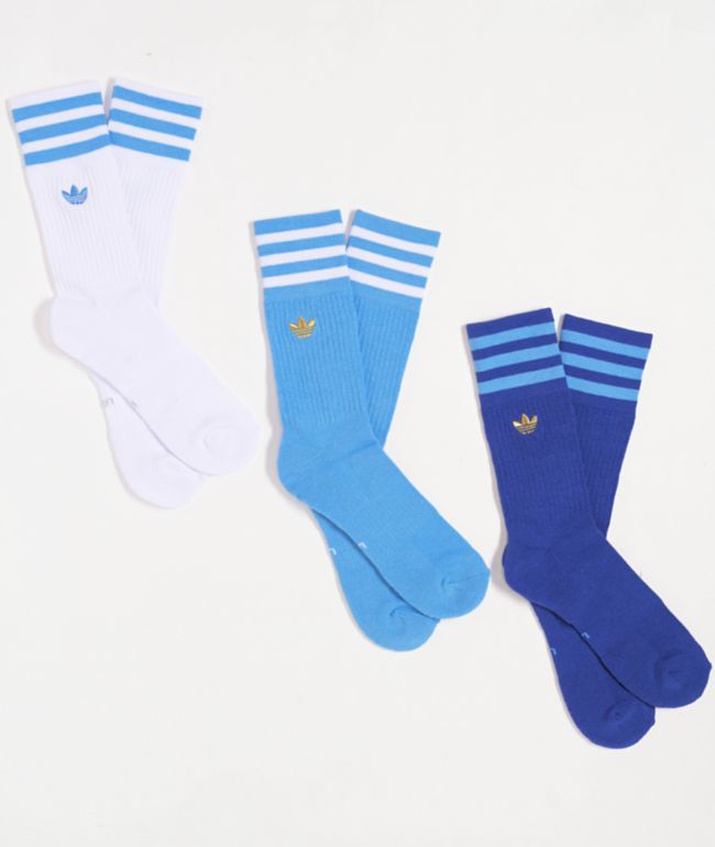 adidas Originals Argentina Roller 3 Pack Crew Socks - adidas