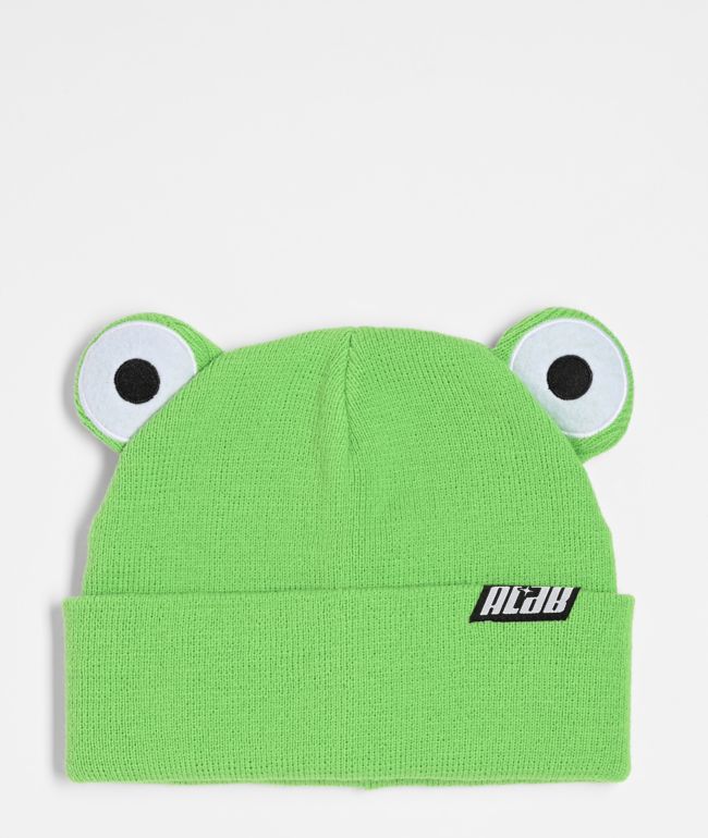 A.LAB Bright Green Frog Beanie - A.LAB