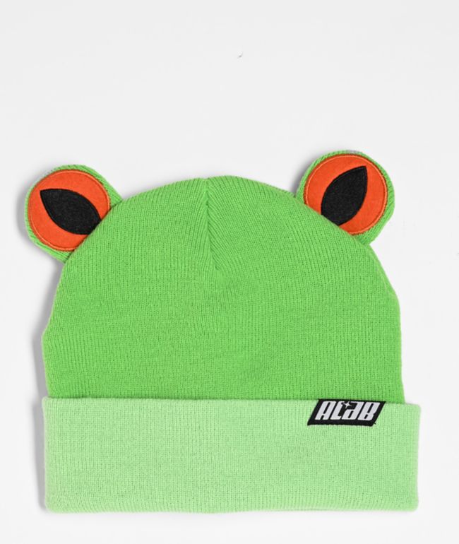 A.LAB Green Tree Frog Beanie - A.LAB