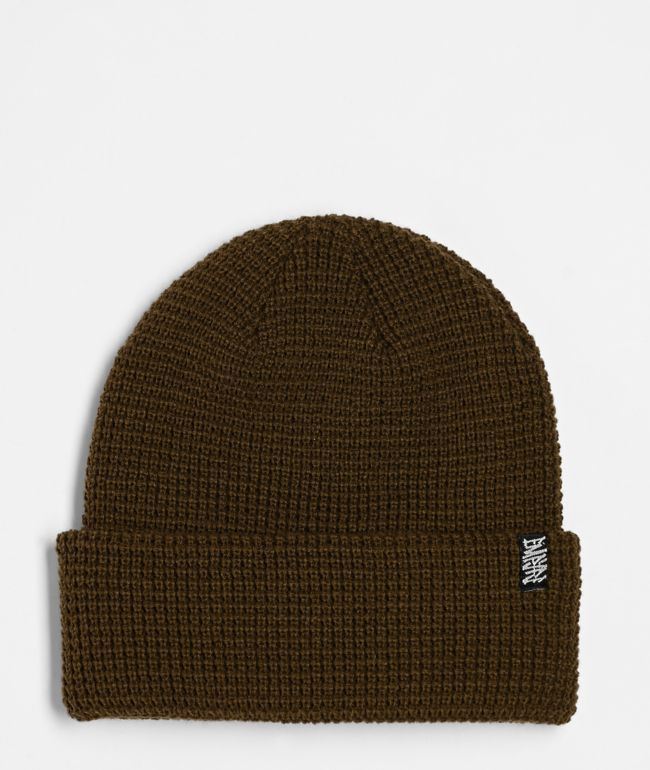 Empyre Waffle Party Brown Beanie - Empyre