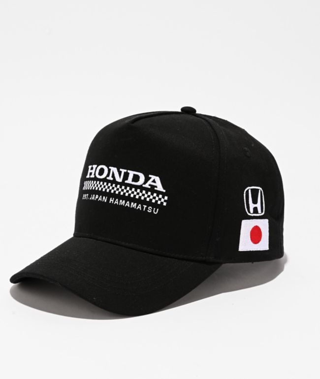 Honda Alliance Black Snapback Hat - Honda