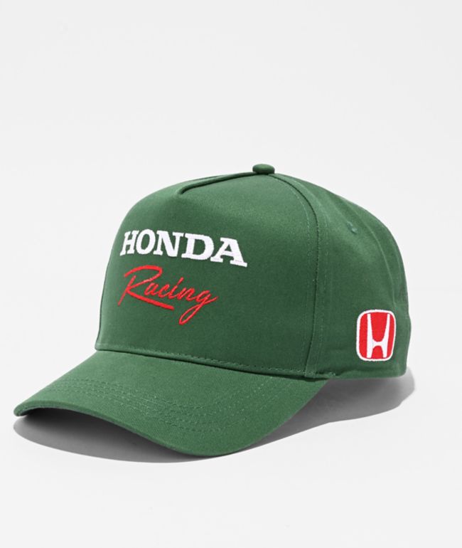 Honda Traction Dark Green Snapback Hat - Honda