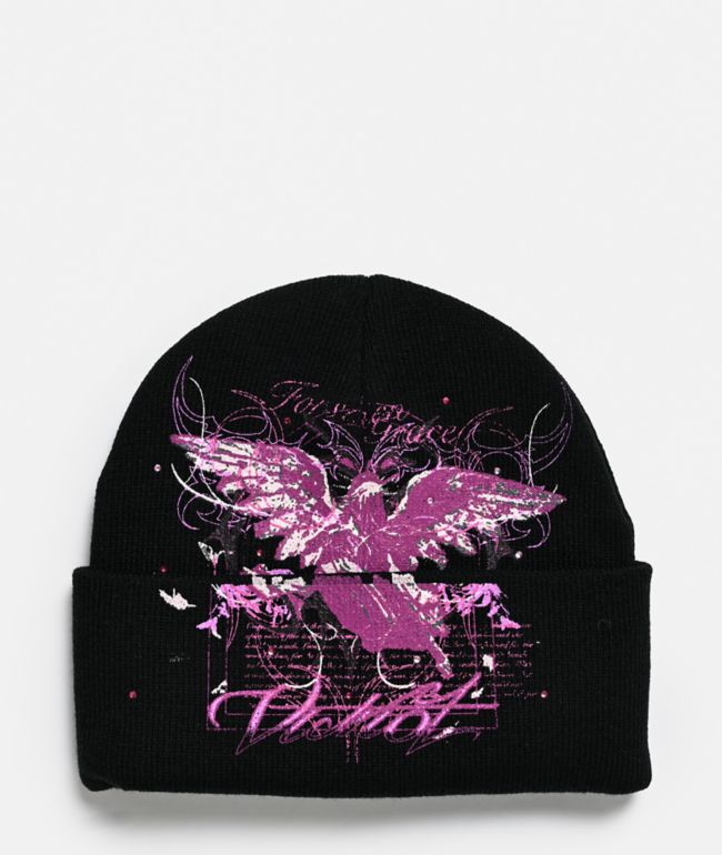 Brixton Altered Threads Indigo & Burgundy Beanie | Zumiez