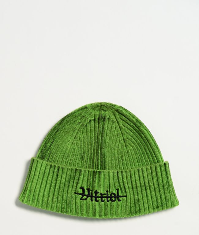 Vitriol Seaburn Spray Green Beanie - Vitriol