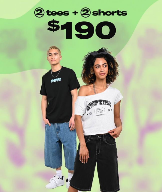 2 Tees & 2 Shorts for $190 - 