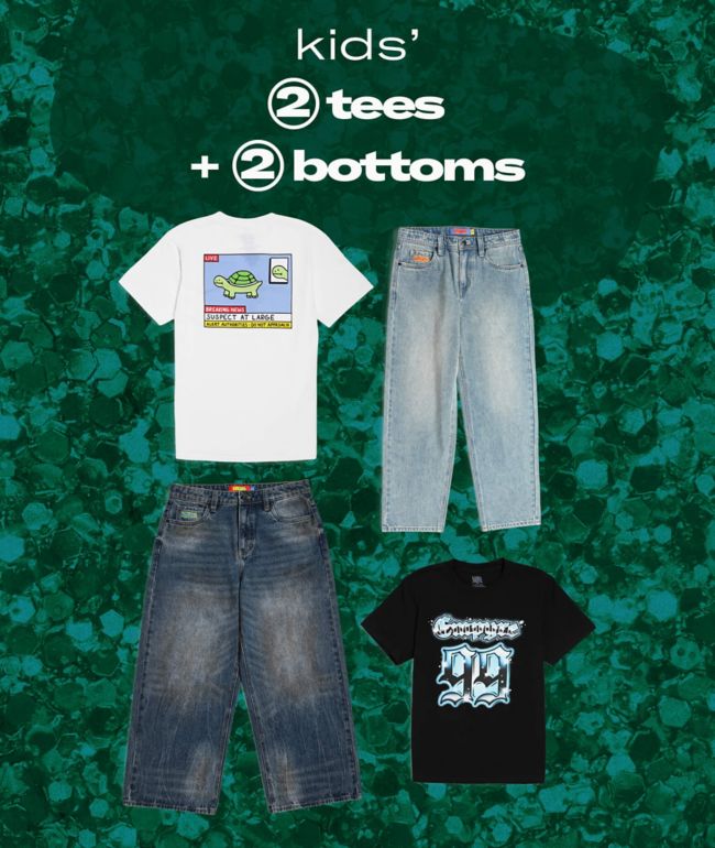 Kids' 2 Tees & 2 Bottoms for $190 - 