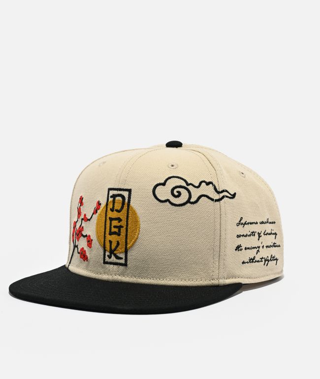 DGK Patience Natural & Black Snapback Hat - DGK