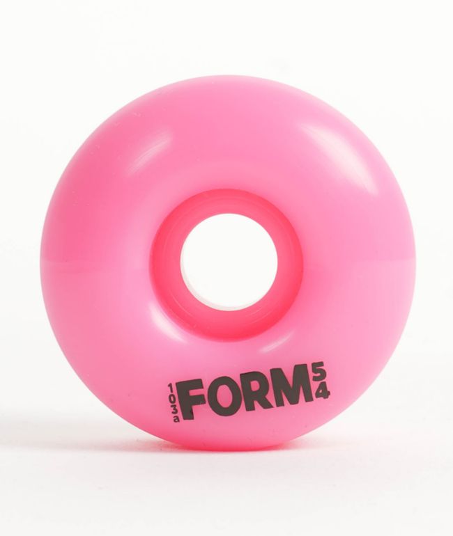 Form Neon 54mm 103a Pink Skateboard Wheels - Form Wheels