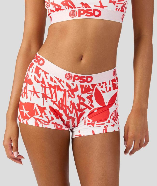 PSD x Playboy Red Tags Boyshort Underwear - PSD Underwear