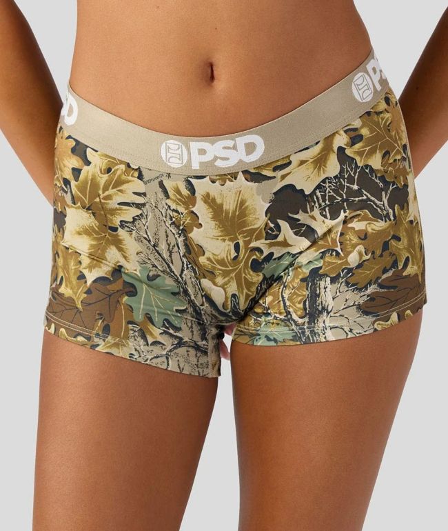 PSD x Realtree Classic Brown Boyshort Underwear - PSD Underwear