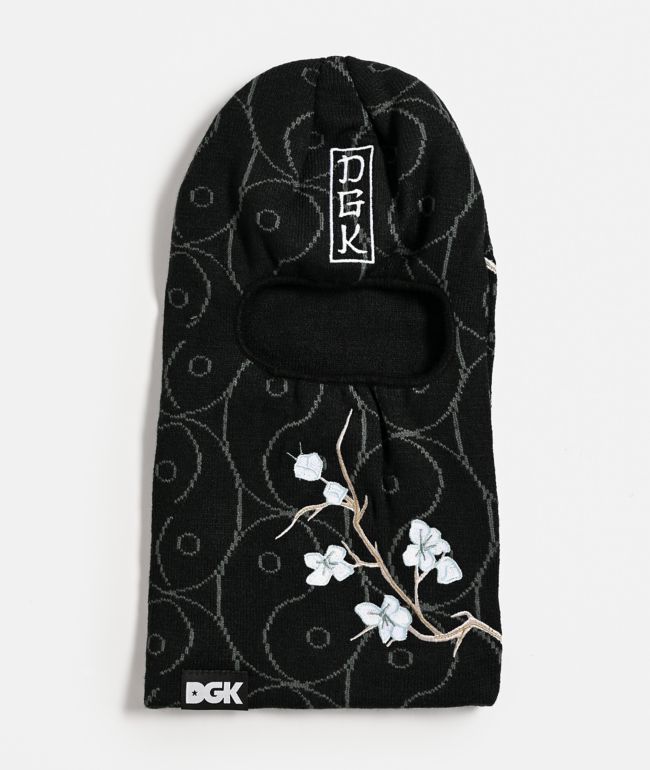 DGK Unity Black Embroidered Balaclava - DGK