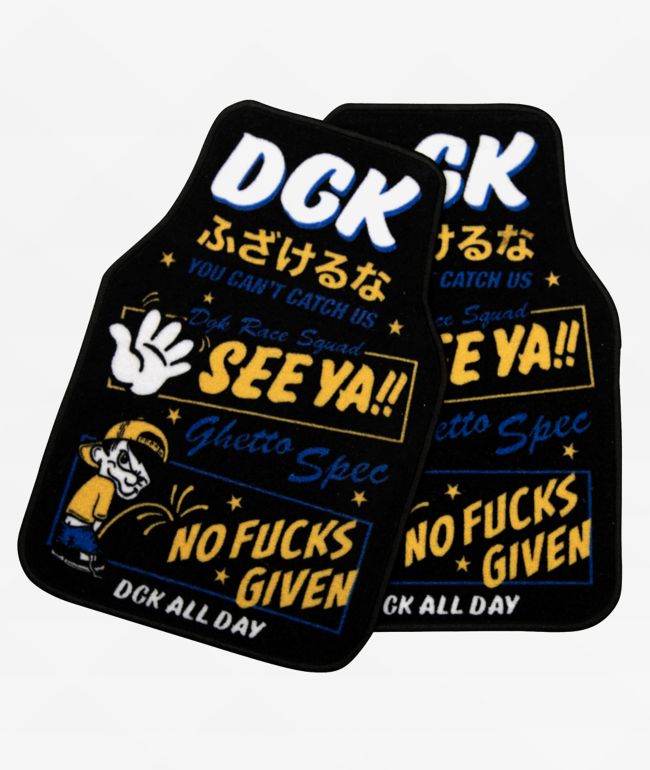 DGK See Ya Car Floor Mats - DGK