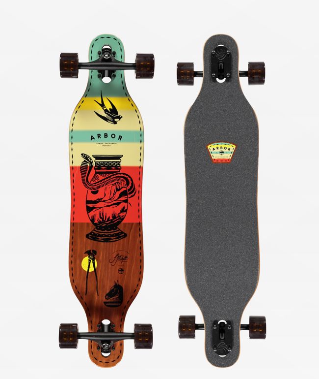 Arbor Mudgett Axis 37" Drop Through Longboard Complete - Arbor Collective