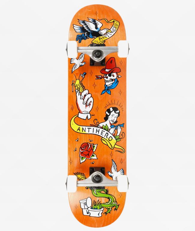 Anti-Hero No Regerts 8.0" Skateboard Complete - Anti-Hero Skateboards