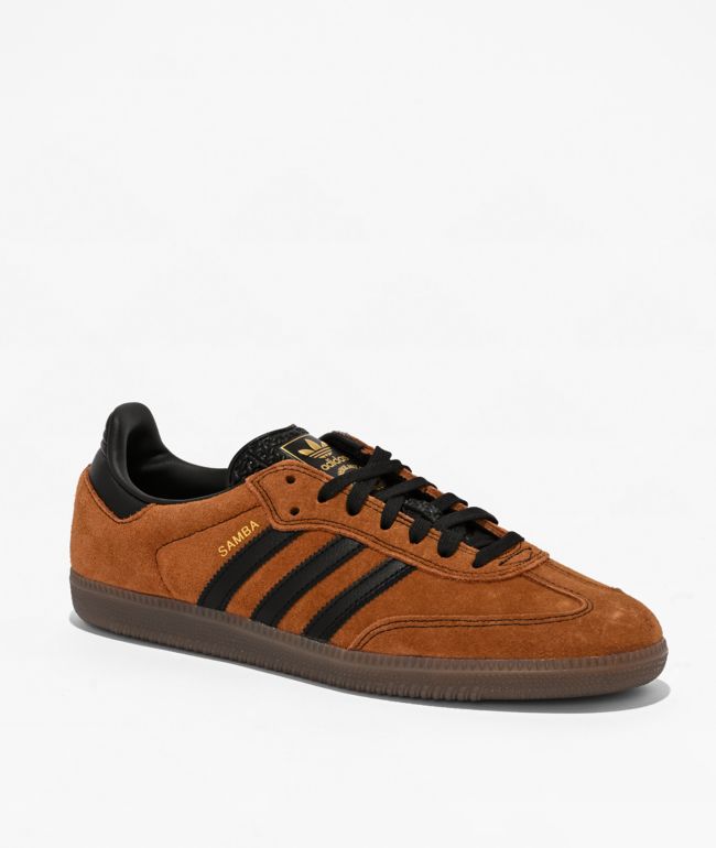 adidas Samba ADV Bluebird, White & Gum Skate Shoes | Zumiez