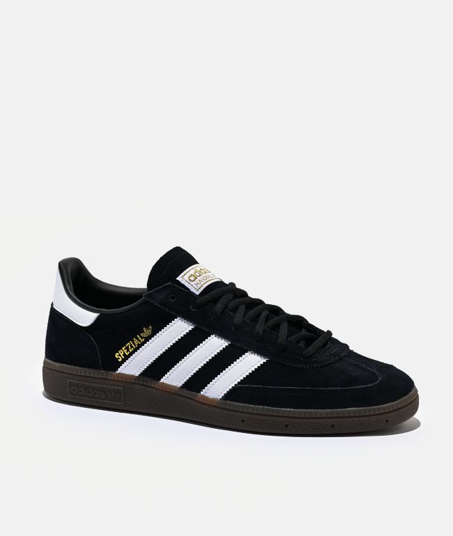 adidas Originals Handball Spezial Black & White Shoes - adidas