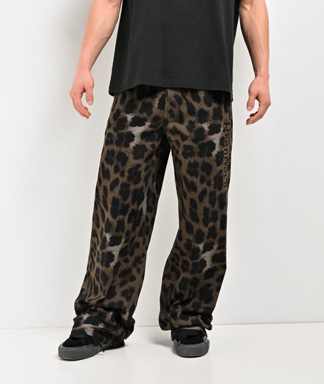 Broken Promises Wild Leopard Brown Jeans - Broken Promises