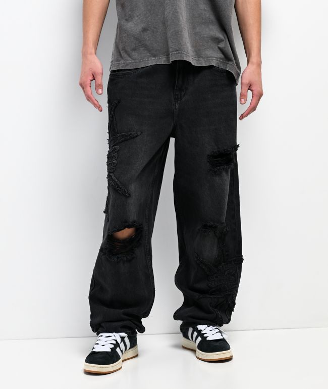 Broken Promises Barbed Black Wash Jeans - Broken Promises