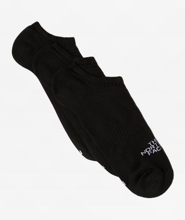 The North Face Multisport Black 3 Pack No Show Socks - The North Face