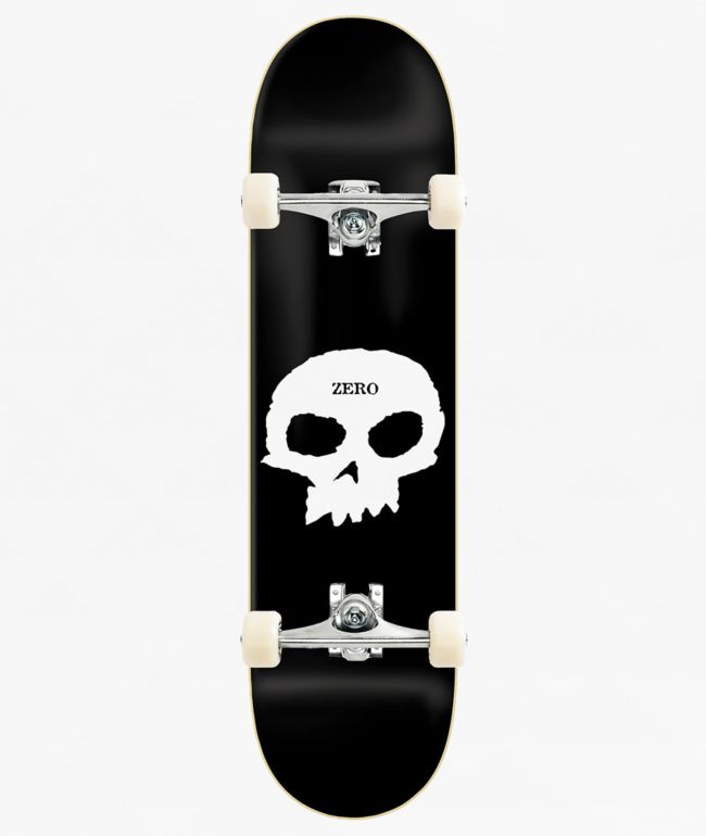 Zero Single Skull 8.0" Skateboard Complete - Zero